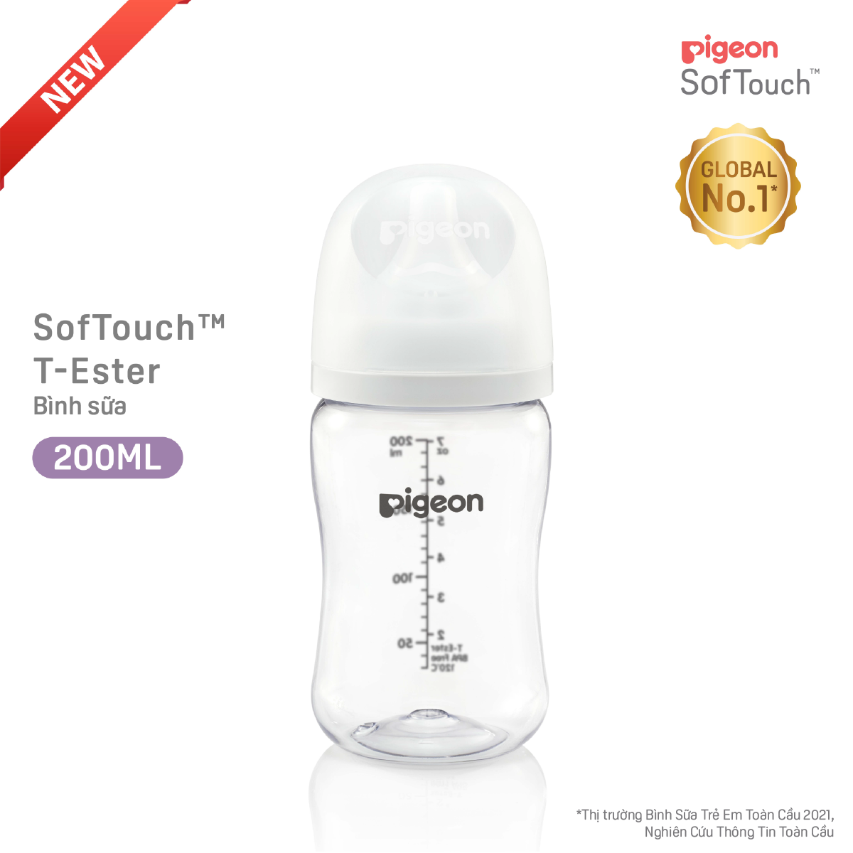 [New 2025] Pigeon Baby Accessories - Genuine Pigeon Anti-Colic Ppsu Bottle with Wide Neck for Newborns, Super Soft and Anti-Choking for Children 160Ml/240Ml - Many Patterns