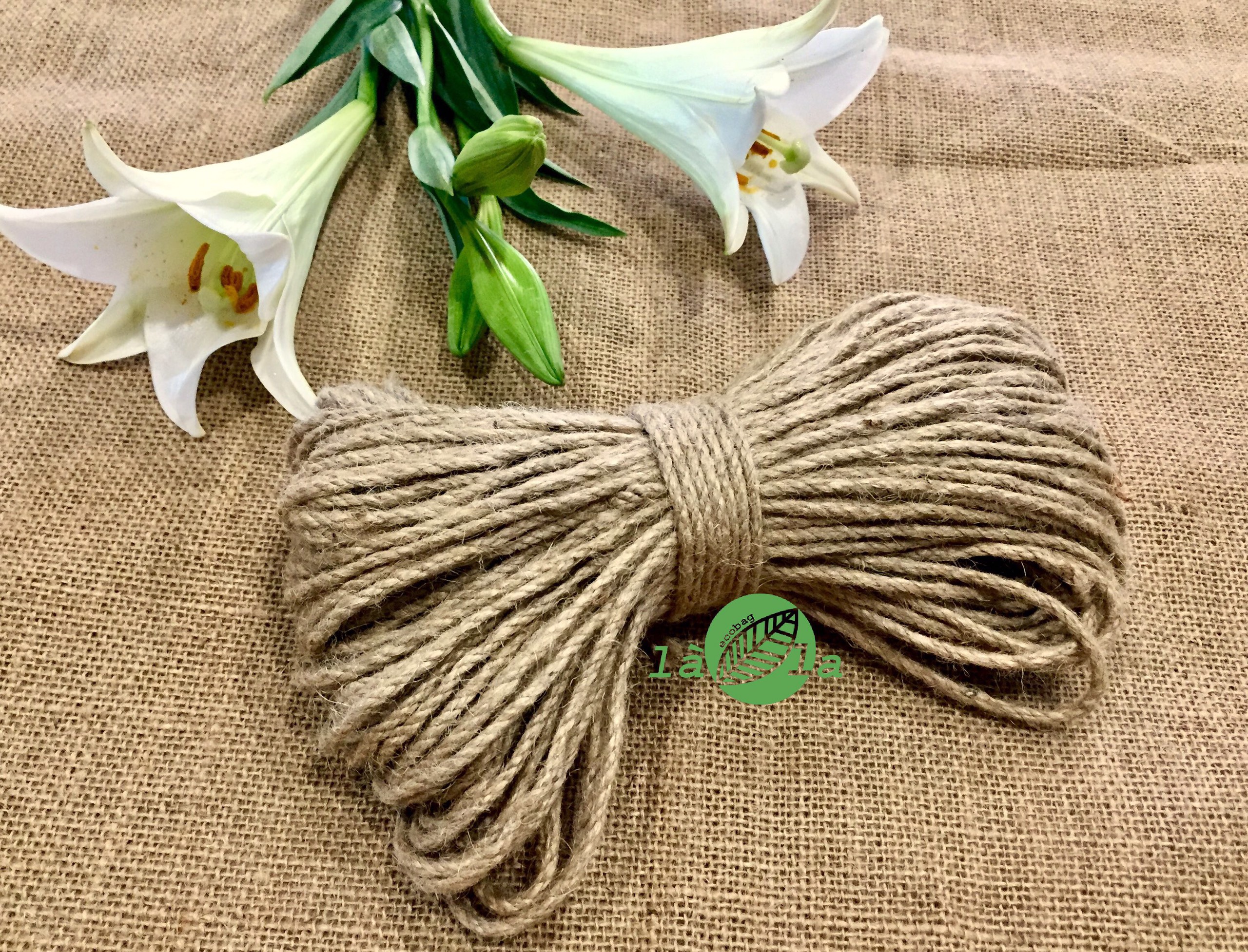 100m dây 2mm dây thừng, dây đay, dây bố làm đồ handmade