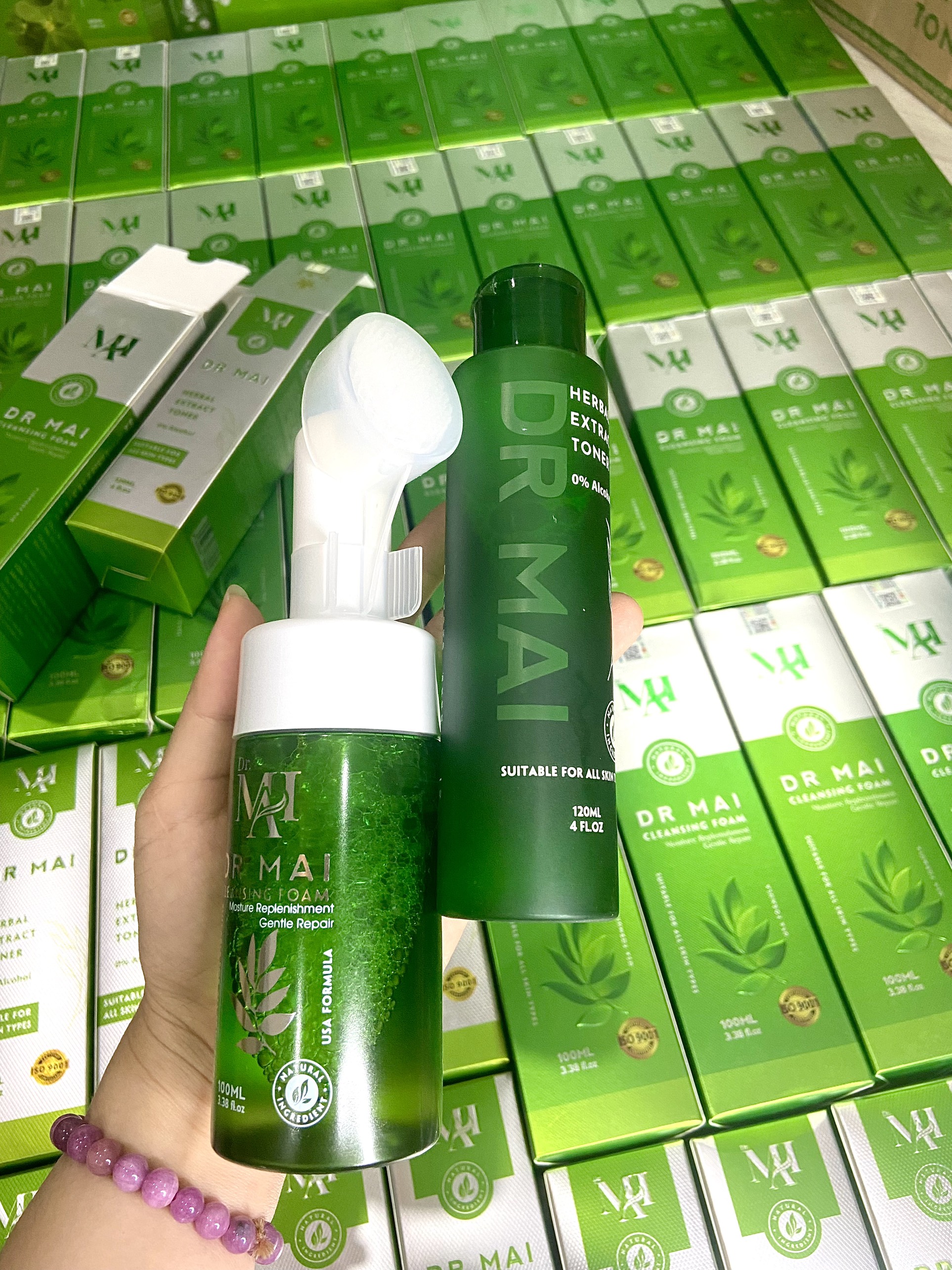 sữa rửa mặt dr mai