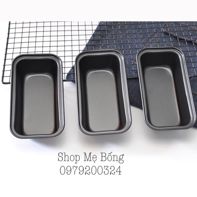 Khuôn chữ nhật chống dính 15cm [XẢ KHO 11-11]