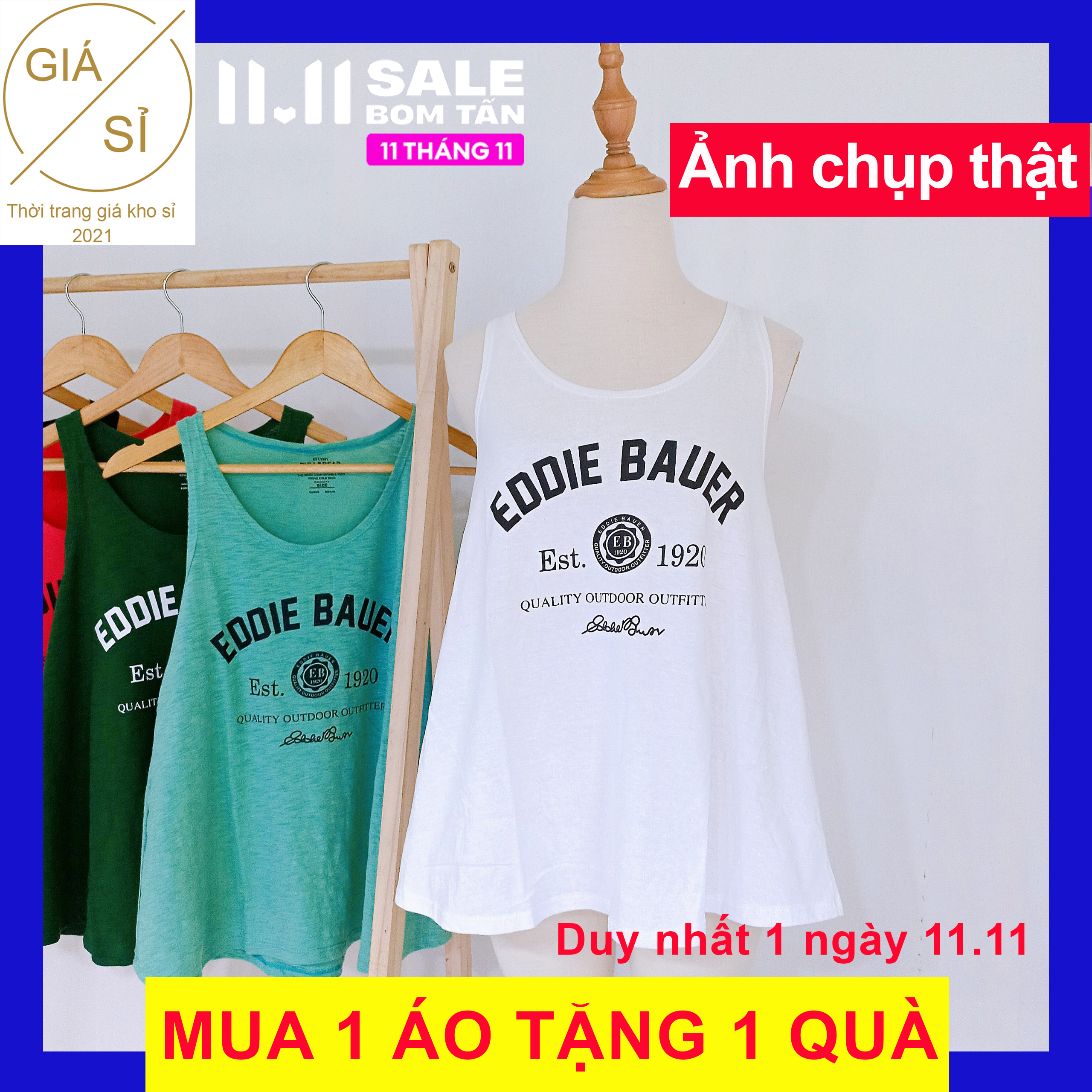 HOÀN TIỀN 15% - Áo ba lỗ nữ tanktop form rộng dáng xòe in chữ eddie thun cotton đơn giản mặc mát balo nữ cụt tay tập gym thun giấy dáng rộng giấu bụng không tay xách nách 3 lỗ dễ thương cá tính