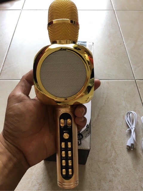 MIC KARAOKE BLUETOOTH YS – 90 – ÂM THANH MẠNH MẼ