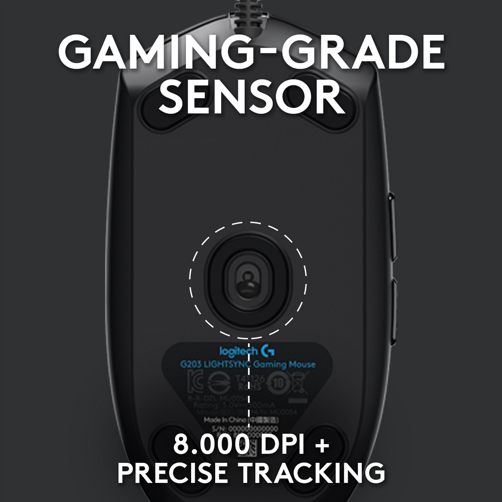 Chuột Logitech G102 Đen G304 Lightsync RGB