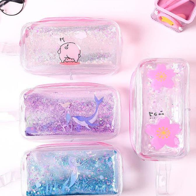 Hộp bút óng ánh siêu đáng yêu