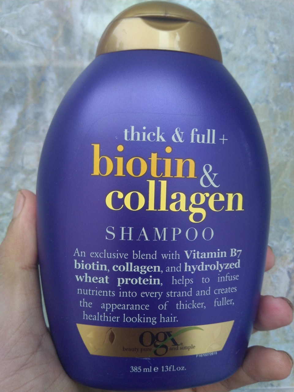 Dầu gội biotin collagen 385ml usa