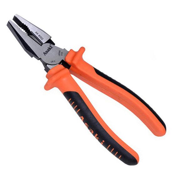 Kìm điện cách điện Asaki AK-8002 (dài 215mm - 8.5inch)