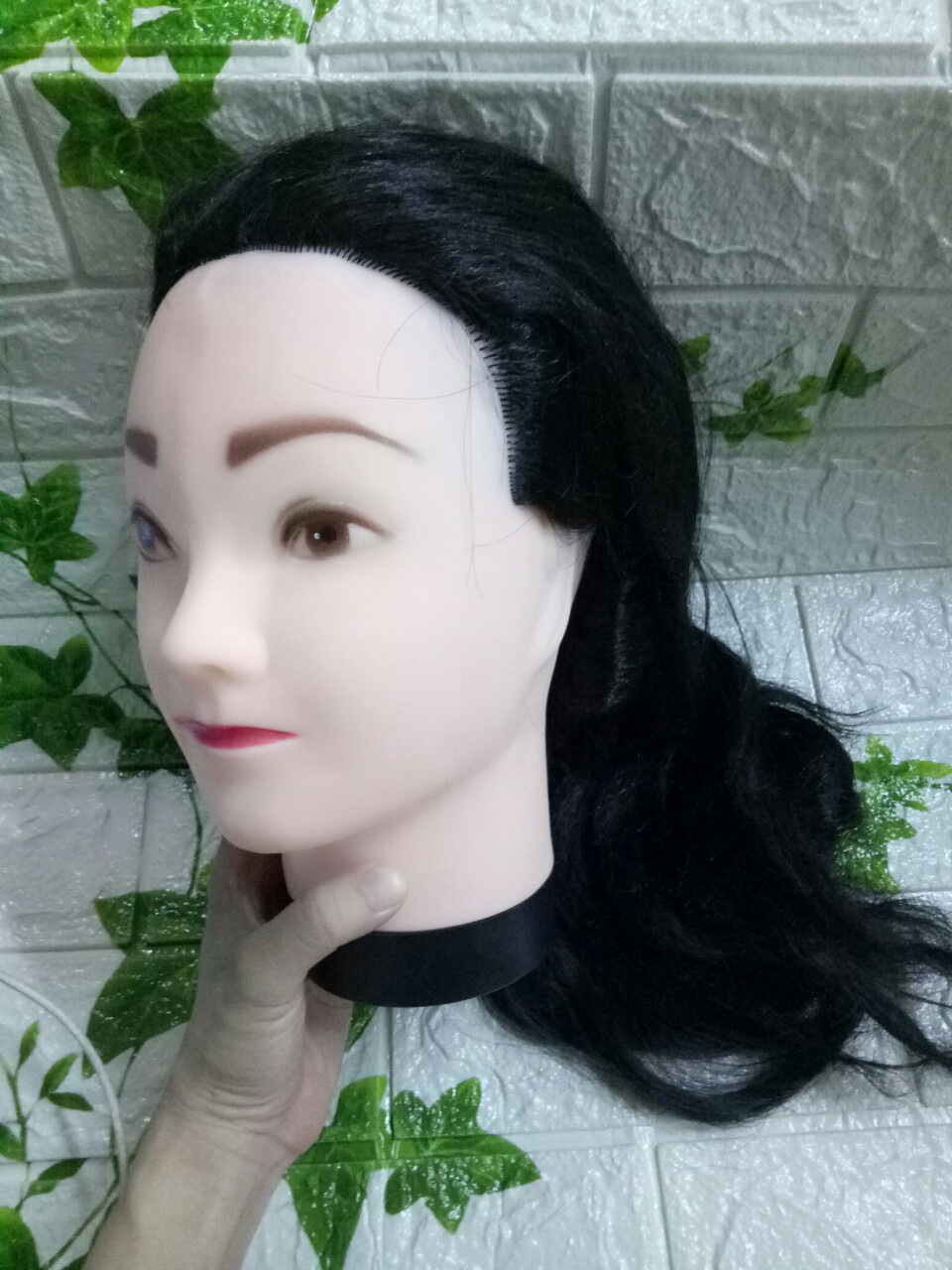 Đầu manocanh tập cắt tóc