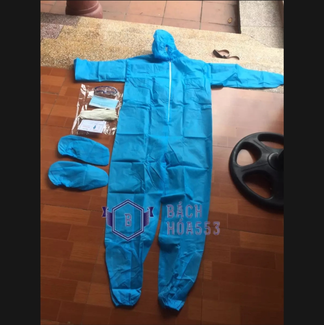 (Sét 7 Món) Bộ Đồ Phòng Chống Dịch Covid Bảo Hộ Y Tế