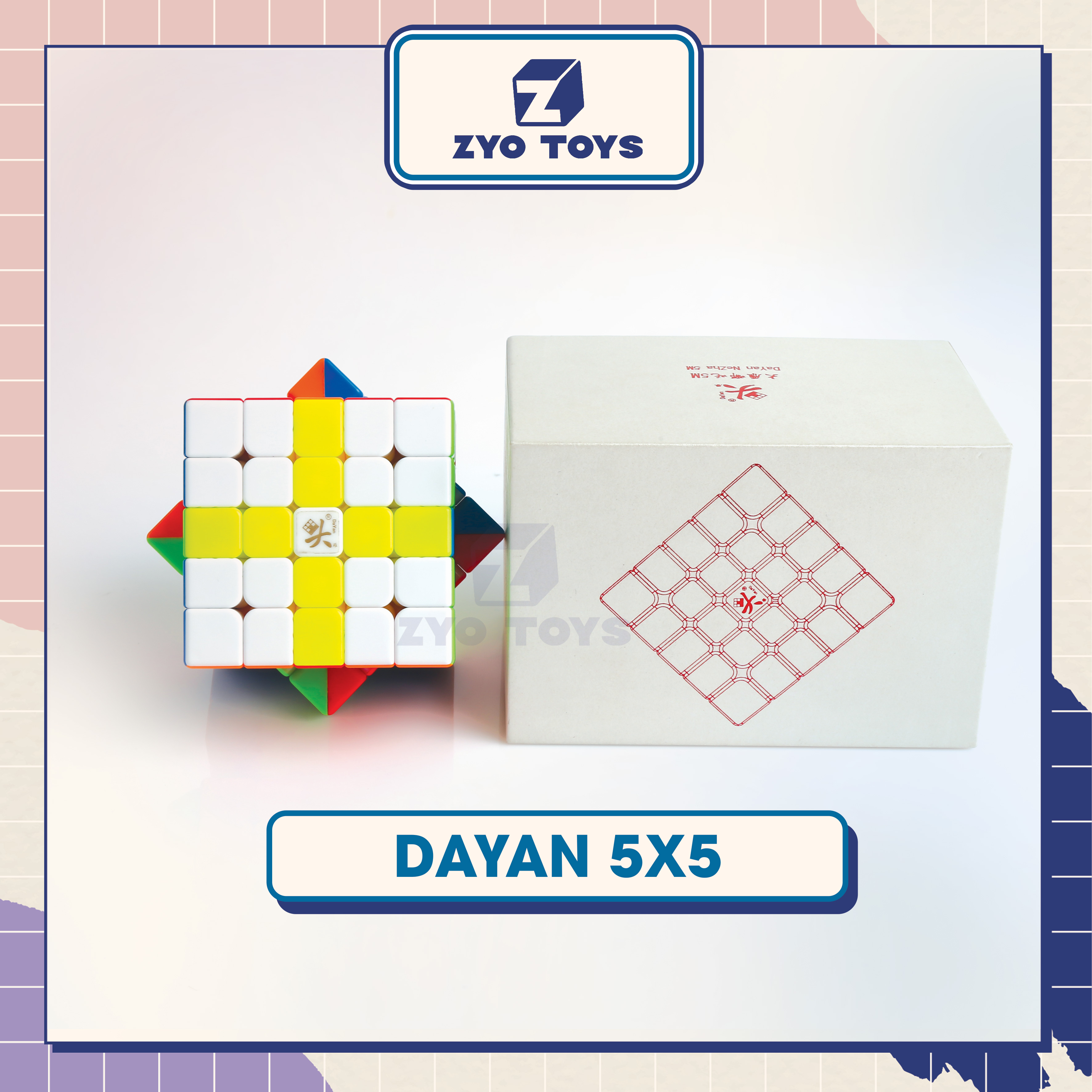 Rubik 5x5 Dayan Nezha 5x5 Có Nam Châm Stickerless