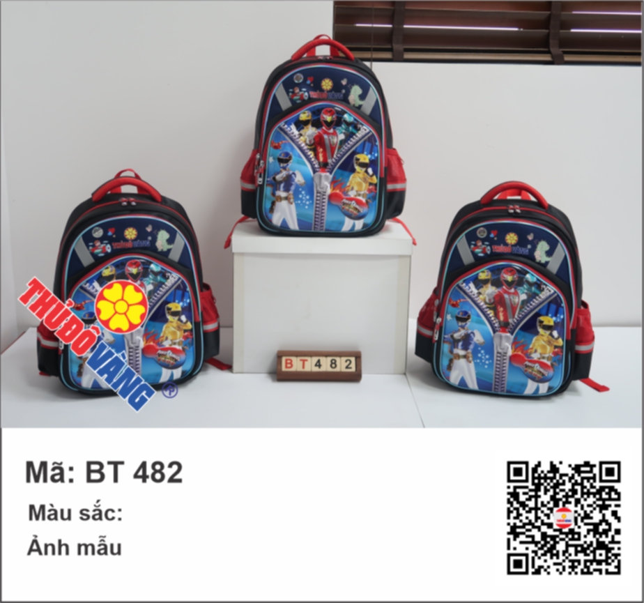 Ba lô học sinh thủ đô vàng bt 482