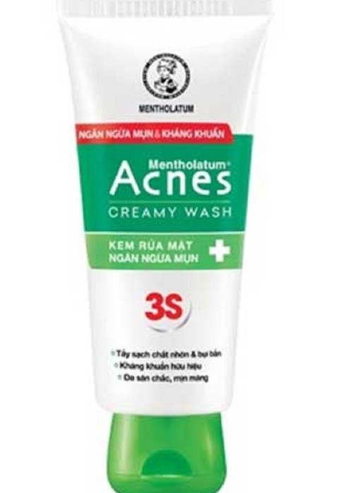 Kem sữa rửa mặt ngừa mụn Acnes 50g