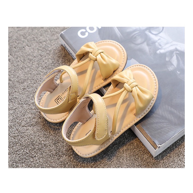 Sandal quai chéo da mềm chính hãng mg baby