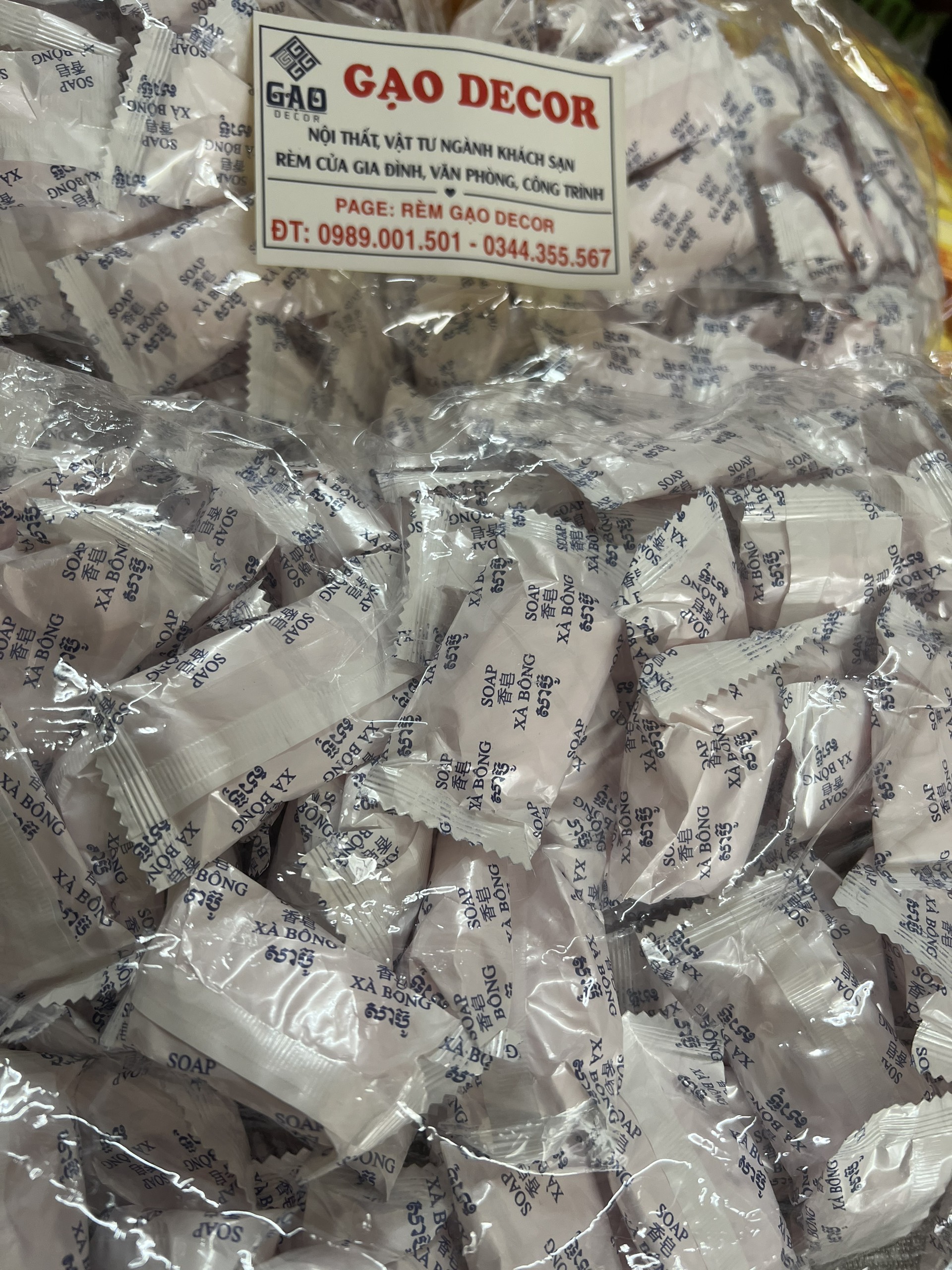 Xà bông chữ thái loại 1 bịch 100c