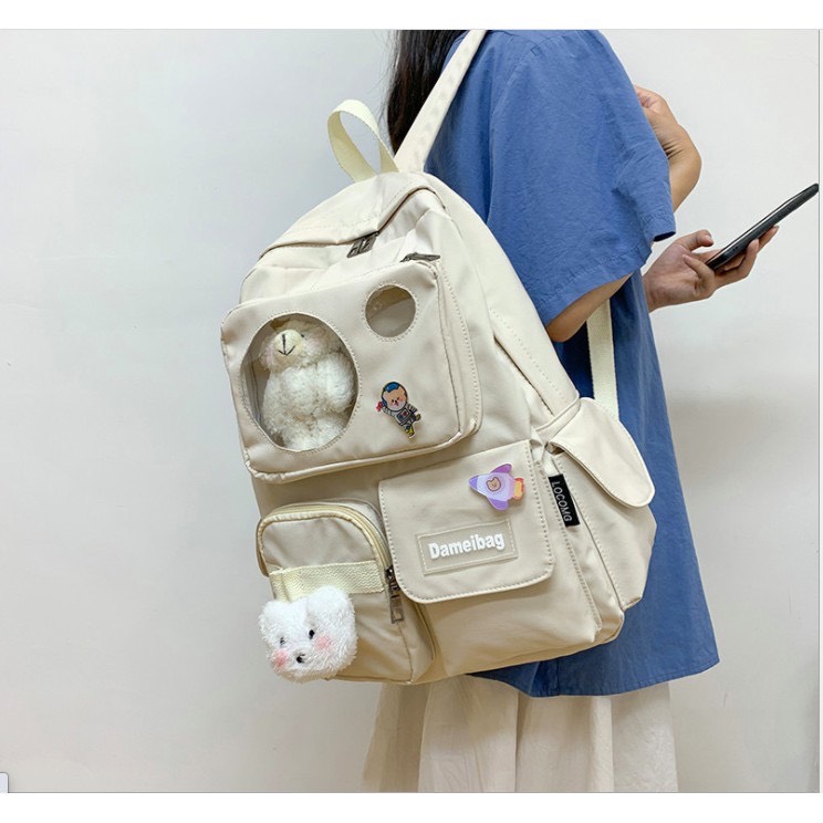 Balo ulzzang chống nước thời trang B101