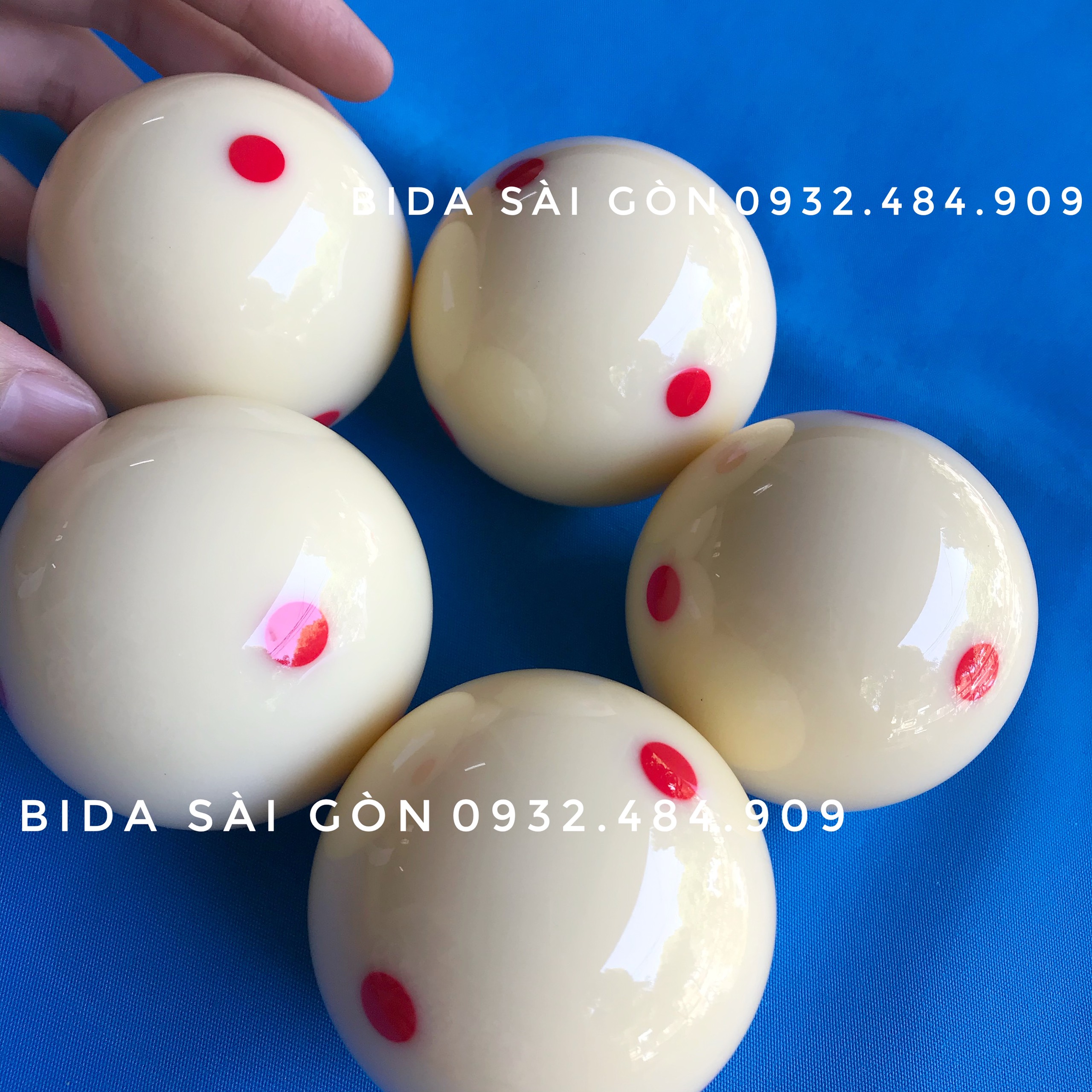 Bi cái bida lỗ 6 chấm