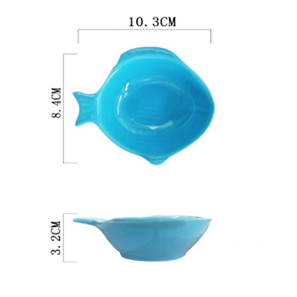 Bát chén sứ hình cá nhỏ cho bé ăn dặm kiểu Nhật - 40ml