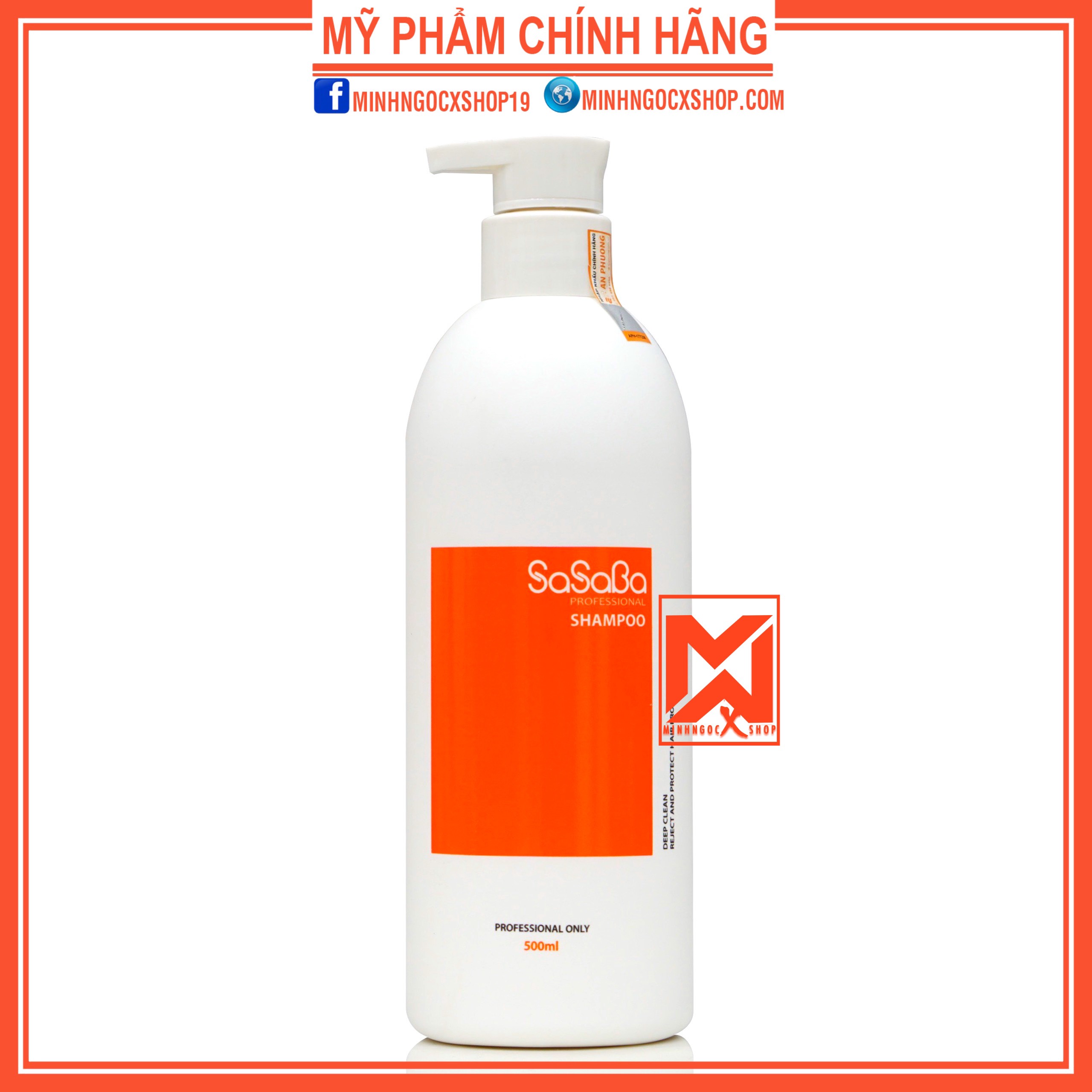 Dầu gội hoàn hình sasaba plus 500ml chính hãng