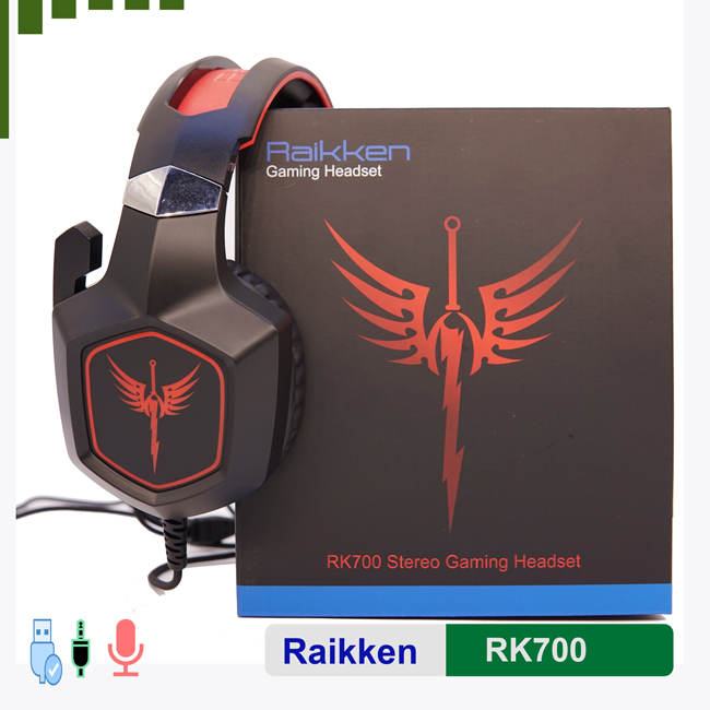 [HCM]Tai Nghe Raikken RK700 LED