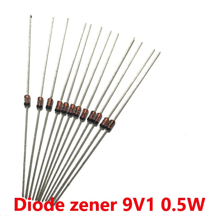 [Gói 20 con] Diode zener 9V1 9.1V 0.5W chân cắm