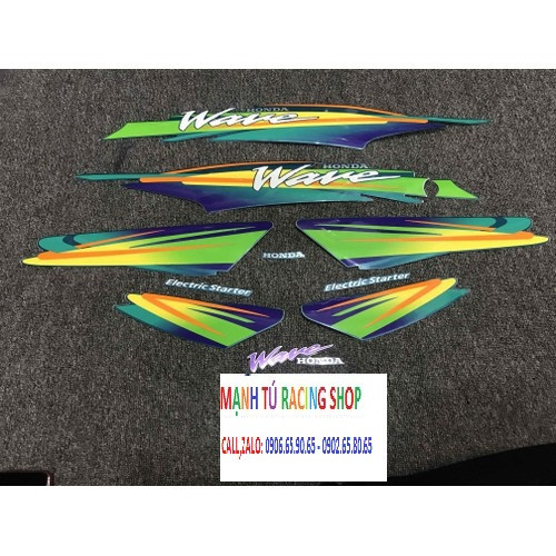 Tem WAVE THÁI 100 xanh ngọc - PhuTungVip