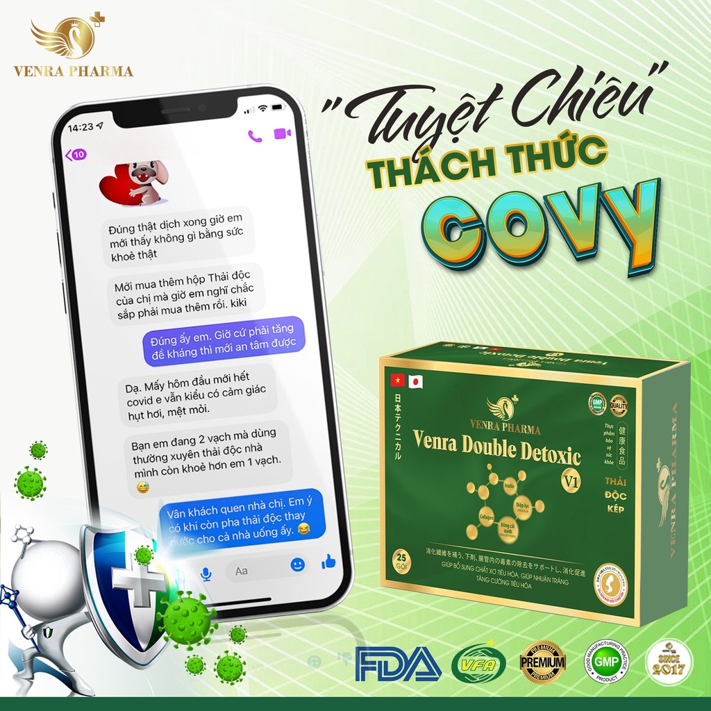 Bột Uống Thải Độc Kép Venra Detoxic V1