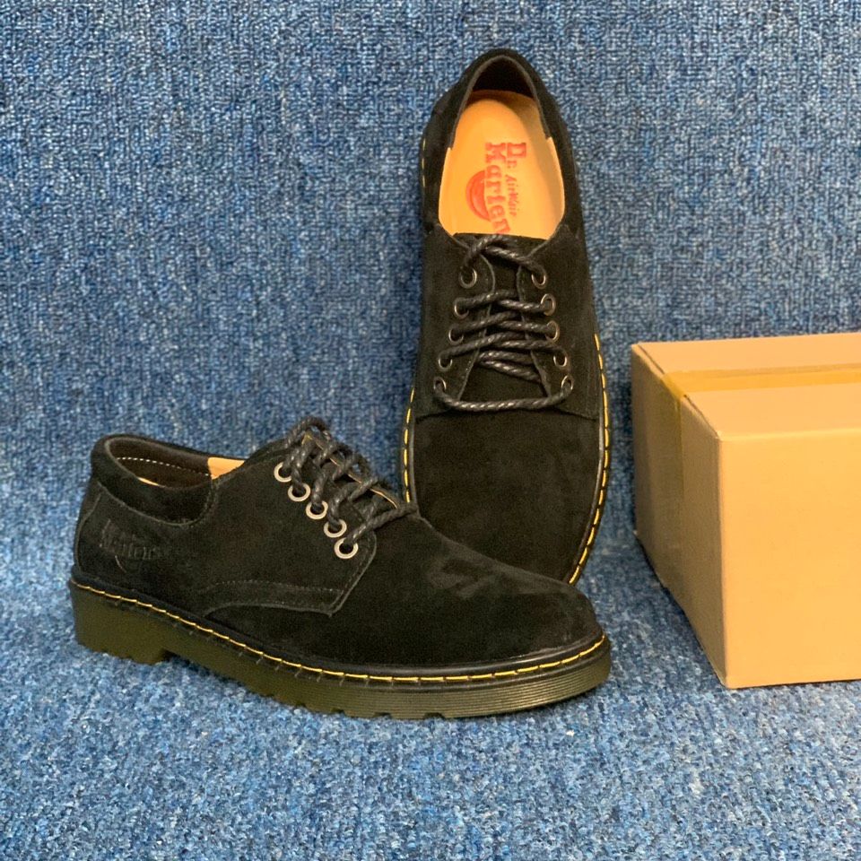 Giày Dr Martens Da Bò Lộn -Bảo Hành 12 Tháng