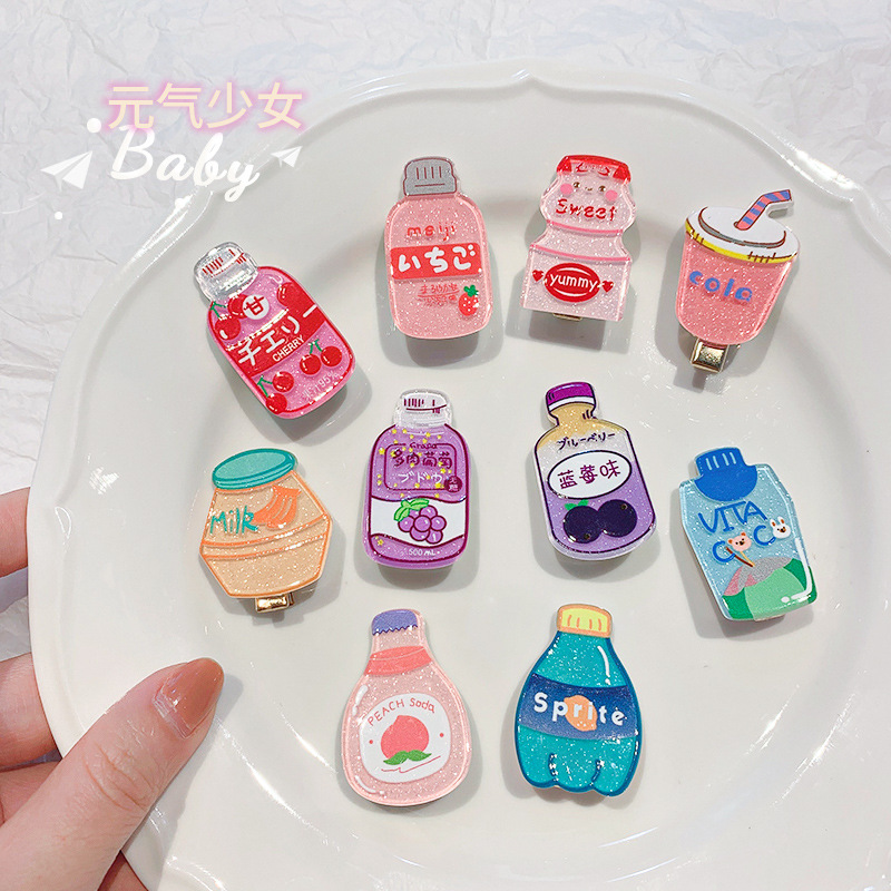 Kẹp tóc kiểu dáng bình nước siêu xinh - UniLabel