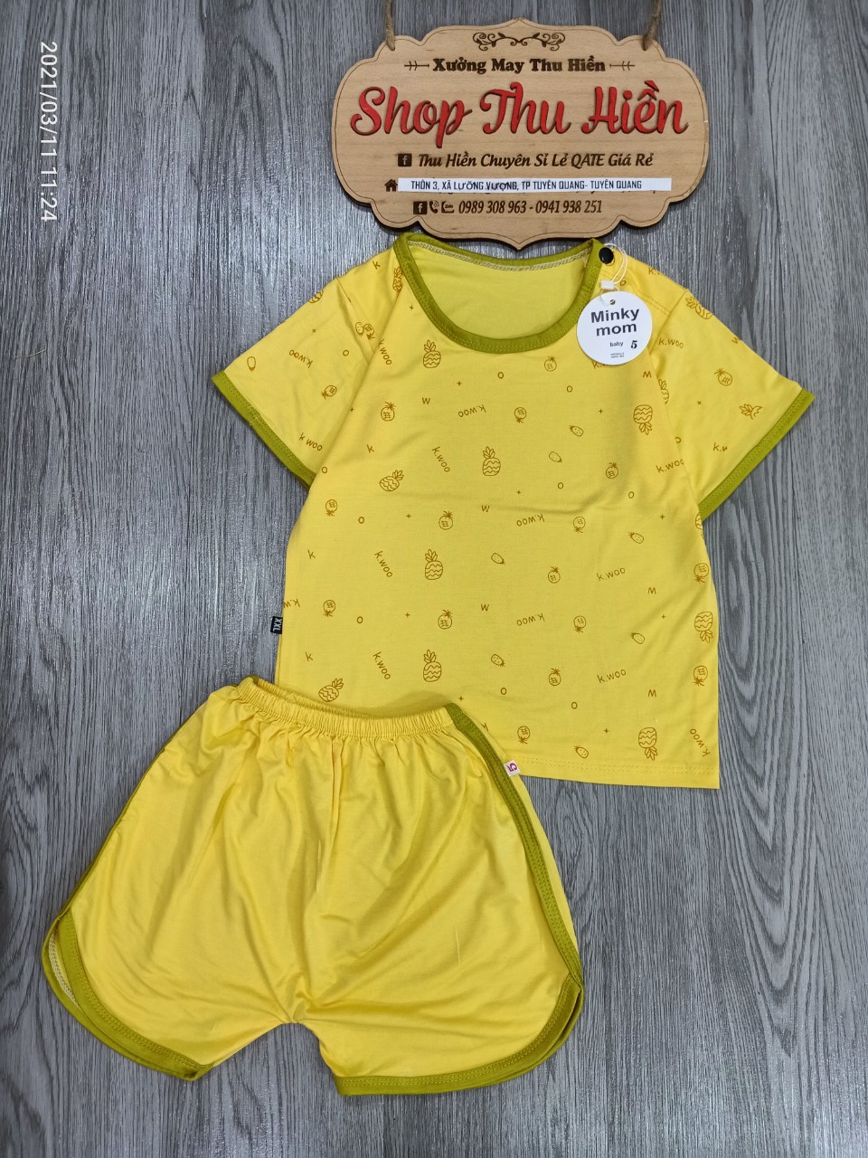 BỘ THUN LẠNH CHO BÉ YÊU MẪU 2