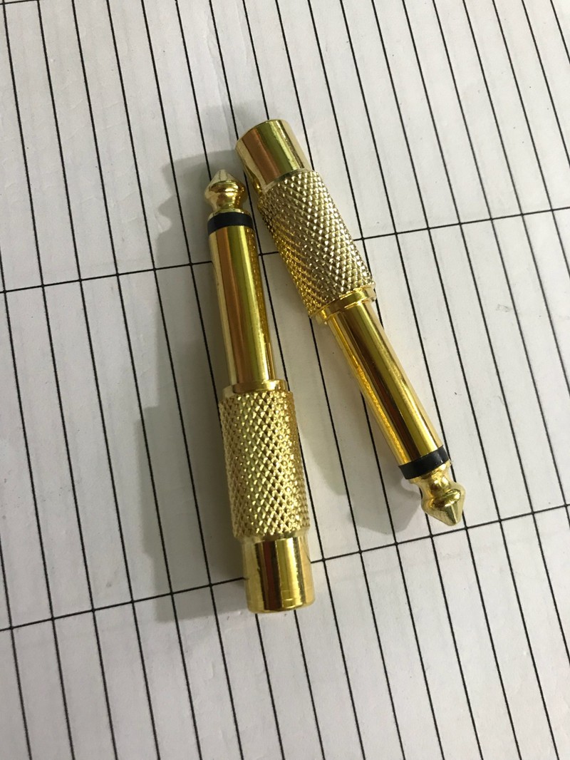 Đầu chuyển từ Jack 6.5mm ra lỗ bông sen RCA cái