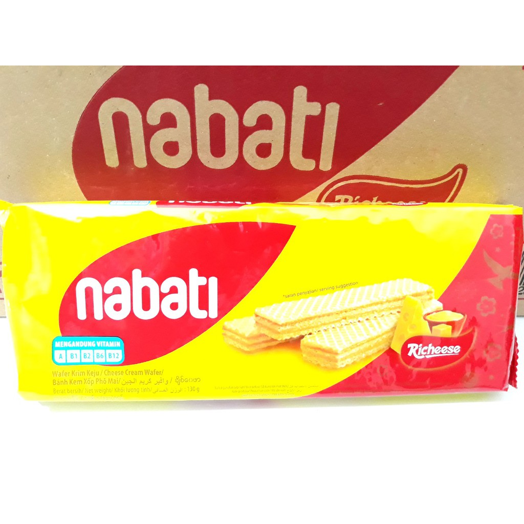 Bánh kem xốp vị phô mai Nabati gói 140g