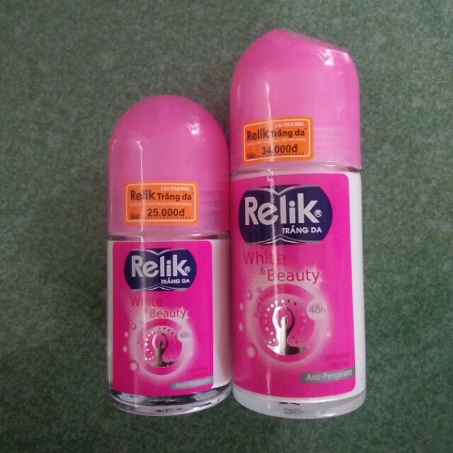 LĂN KHỬ MÙI TRẮNG DA RELIK chai 25ml