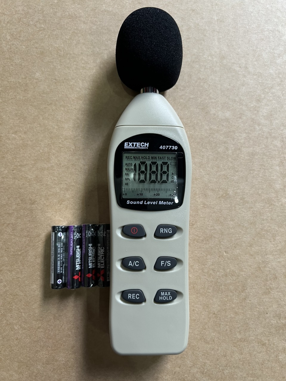 Gauge sound ồn Extech 407730