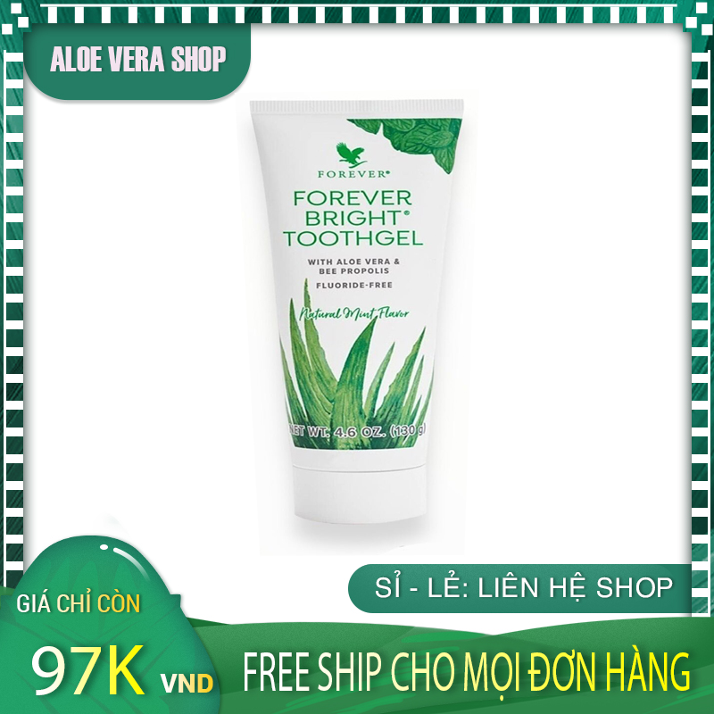 (97k) Kem Đánh Răng Lô Hội Forever Bright Toothgel 028FLP ( SẢN PHẨM LÔ HỘI FOREVER) (Mẫu Mới)