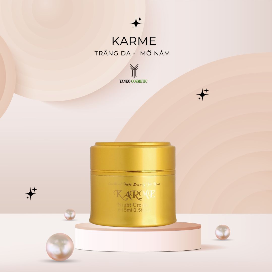 Kem dưỡng trắng da ban đêm Karme