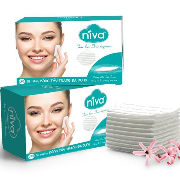 Bông Tẩy Trang Niva 50 miếng