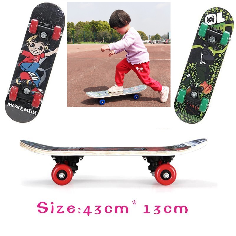 Ván gỗ Trượt giá Rẻ Bốn Bánh Xe ,Ván trượt Skateboard Penny, Xe Trượt Scooter Trẻ Em Chuyên Nghiệp - Ván trượt trẻ em YOYO cho trẻ từ 2- 15tuổi (Màu Ngẫu Nhiên)