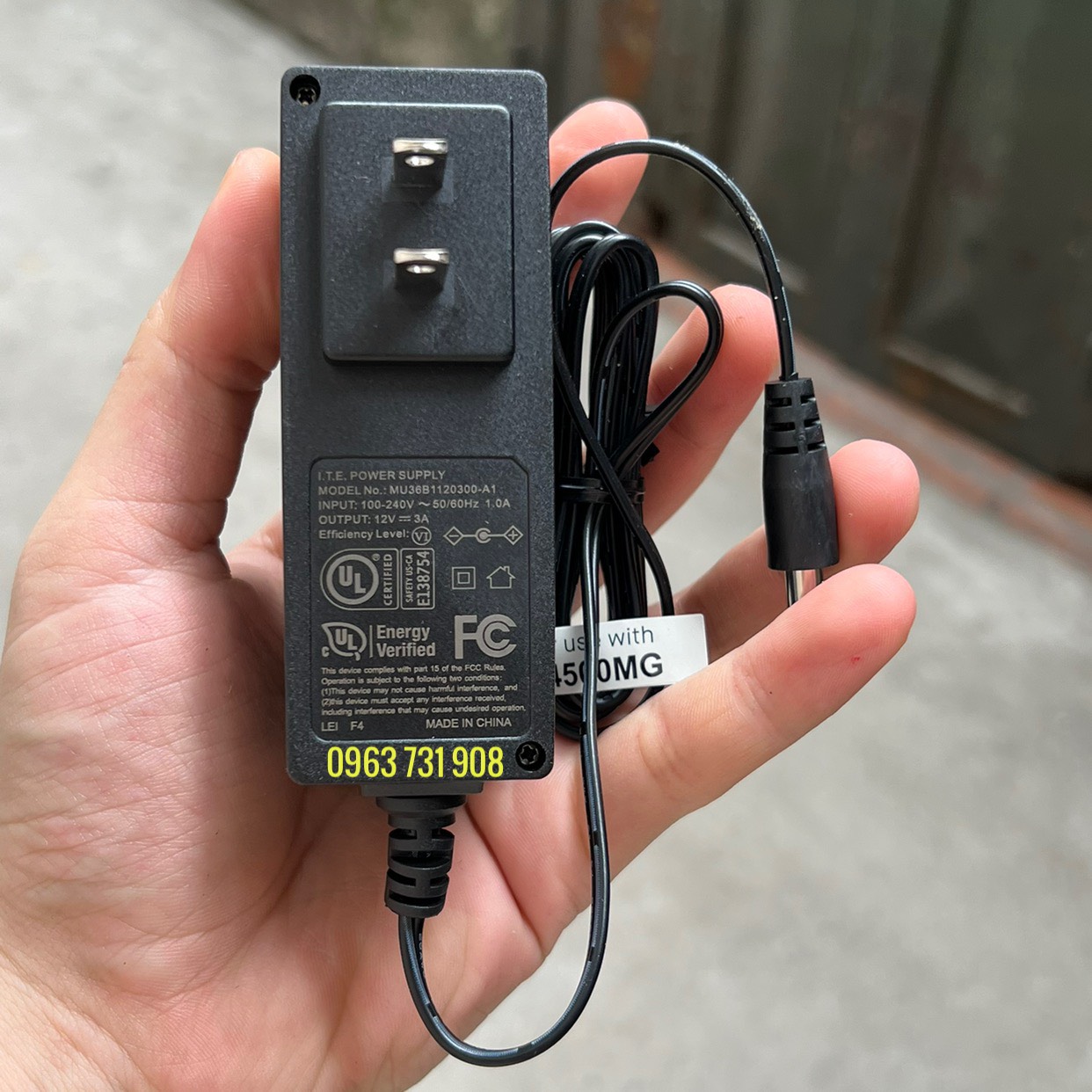 Nguồn đầu ghi camera 12V 3A