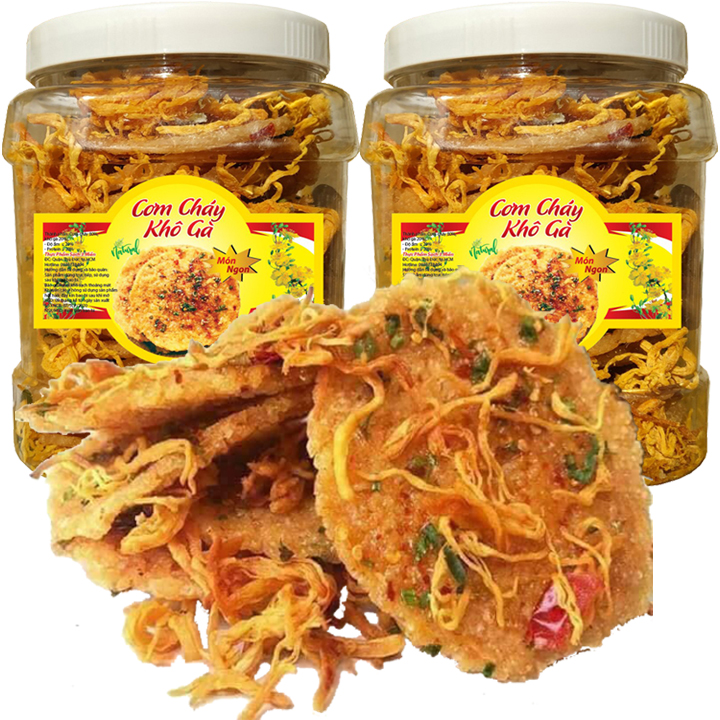 CƠM CHÁY LẮC KHÔ GÀ LÁ CHANH ĐẶC BIỆT