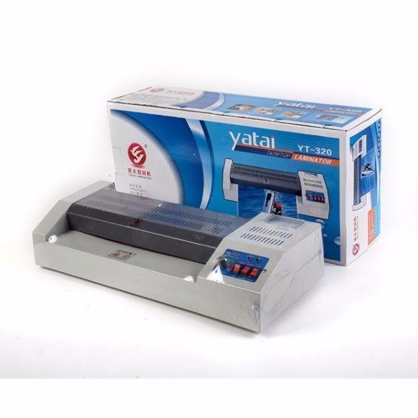 Máy ép Nhựa Plastic YT320 Khổ A3 ( 4 Rulo Lớn ) Bánh Răng Bằng Kim Loại