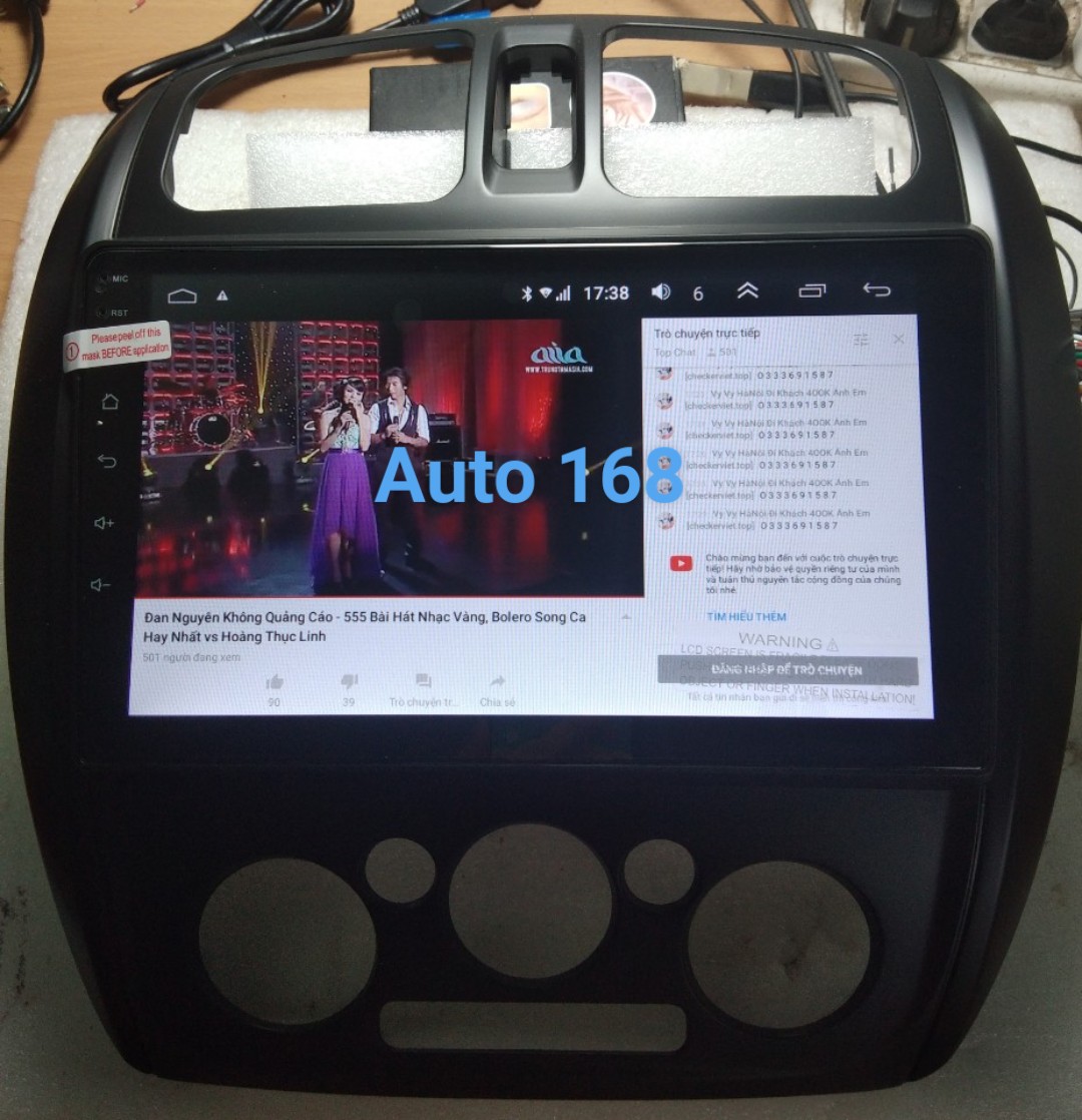 Màn hình Android Mazda và Ford Laser