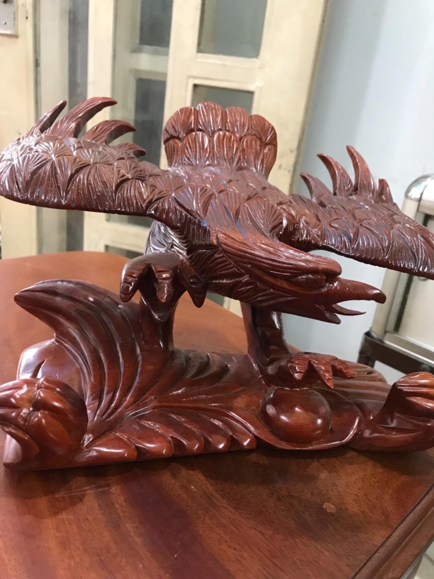 [HCM]TƯỢNG CHIM ĐẠI BÀNG GỖ GÕ NHỎ XINH BIỂU TƯỢNG SỨC MẠNH N27cm C19cm S16cm CÓ 850k 1 CON ạ