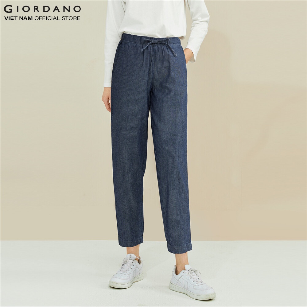 GIORDANO Quần Lửng Nữ Có Túi 05429028