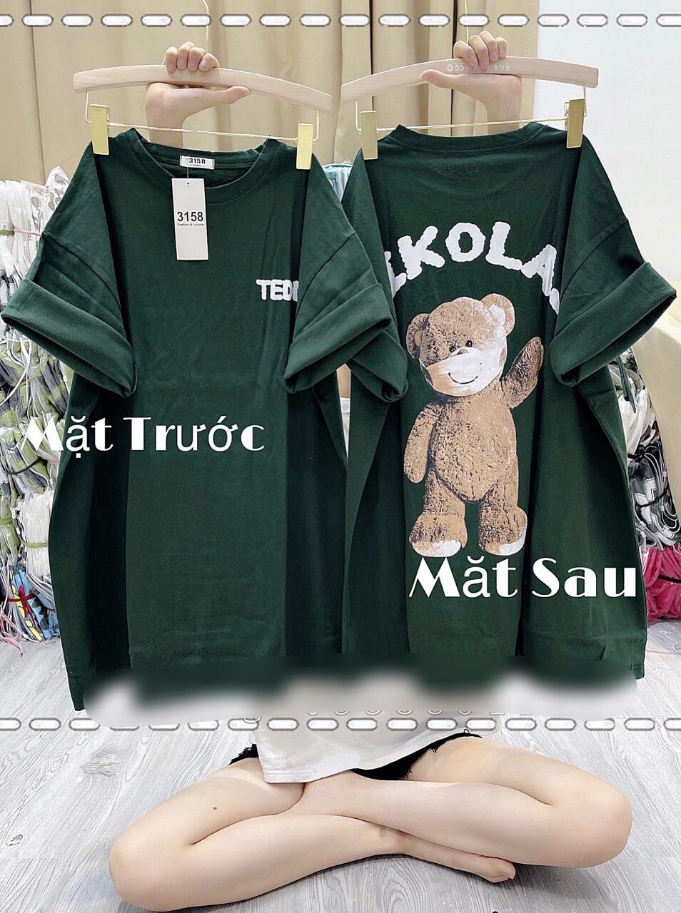 Áo Thun 3158 Gấu Teddy