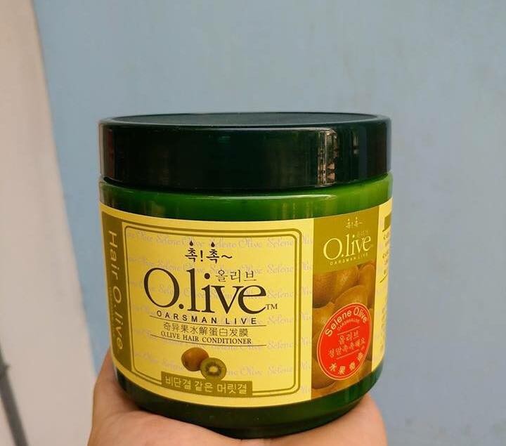 Hấp dầu dưỡng mượt tóc olive oarsman live 750g hàn quốc chính hãng