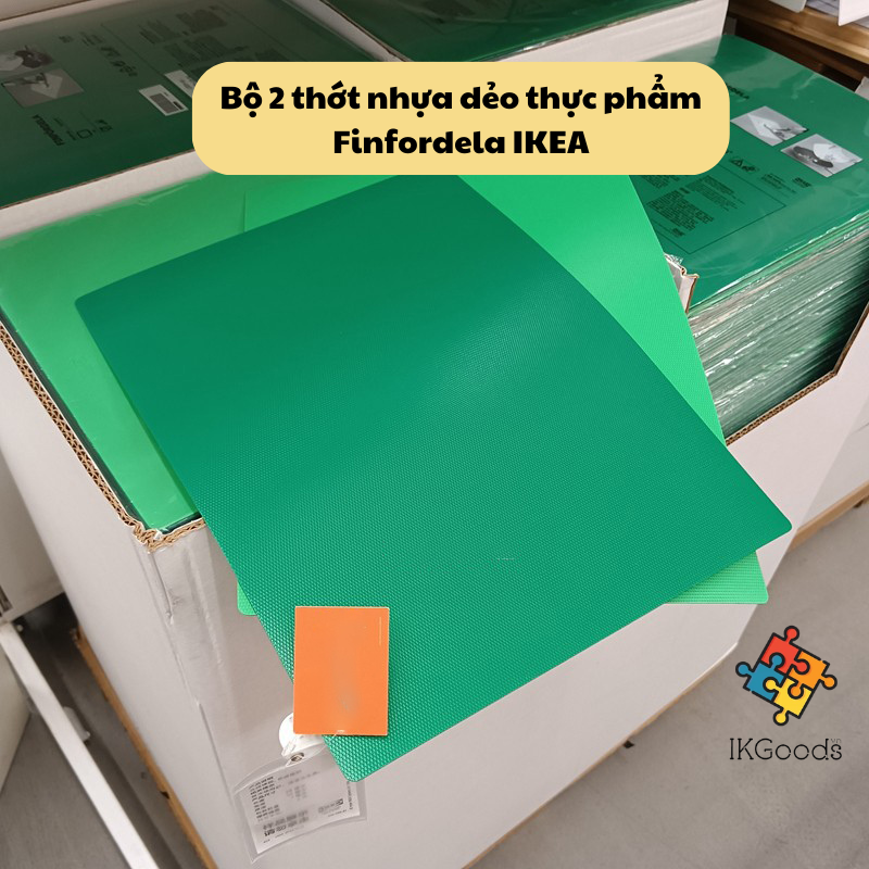 Bộ 2 thớt nhựa dẻo Finfordela IKEA