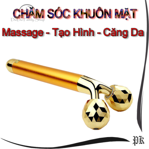 [HCM]Thanh lăn điện tạo h&igravenh V-line masage thon gọn gương mặt căng da phục hồi thanh xu&acircn cho l&agraven da nhập khẩu