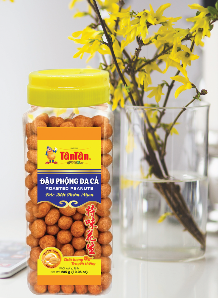 Combo 4 hũ Đậu phộng Da cá Tân Tân (300g/hũ)