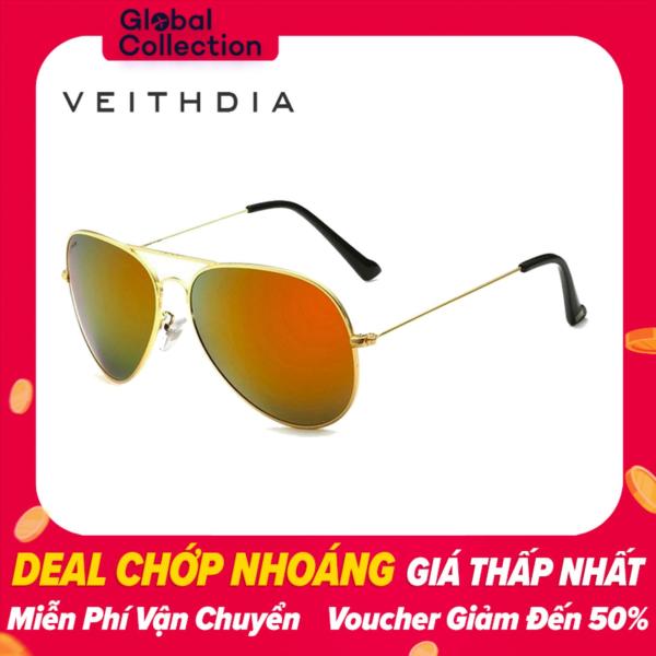 Giá bán [Miễn Phí Vận Chuyển] VEITHDIA Mắt Kính Thời Trang Nam Nữ Phân Cực Kiểu Dáng Cổ Điển 3026