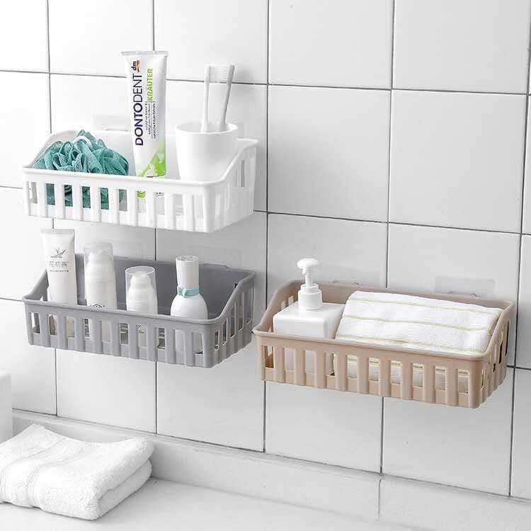 Combo 2 Kệ Nhựa Dán Tường Đa Năng