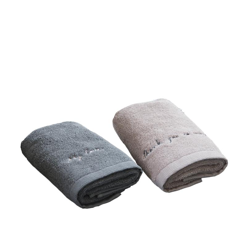 Trong Bắc Âu Chữ Cái Nghề Thêu Khăn Mặt 100% Cotton Rửa Mặt Hút Nước Người Lớn Khăn Mặt Cặp Đôi Nam Và Nữ Đồ Gia Dụng 100% Cotton Khăn Tắm